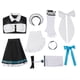 thumbnail image 3 of Disfraz de sirvienta Asena Itinose de Game Blue Archive, delantal, uniforme, traje para fiesta de Halloween, juego de rol, vestido para mujer, 3 of 4