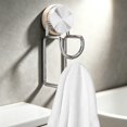 thumbnail image 6 of Suction Cup Wall Mount Hook, Heavy Duty Stainless Steel Multifunctional Hanger, Removable Reusable Holder, Waterproof Bathroom Hook for Tile, Glass and Smooth Wall Surfaces, 6 of 7