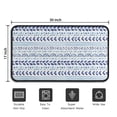 thumbnail image 5 of Blue Striped Geometric Pattern Door Rugs,Washable Non Slip Door Mats Indoor,Decorative Door Mats,Entry Mat Indoor for Entrance,Bedroom,Kitchen,Bathroom,30"x17", 5 of 6