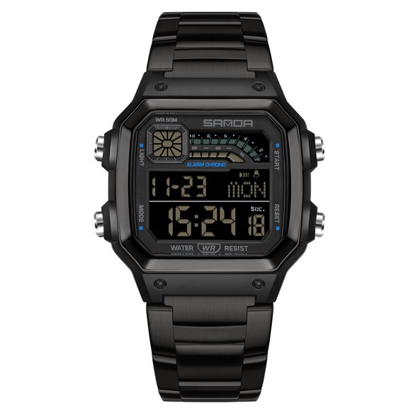 Men's Watch Waterproof Digital Sport Watch Military Digital Watches for men Alarm Back Light Classic Large face Watch