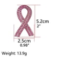 thumbnail image 3 of Broche Promocional De Cáncer De Mama Con Diamantes De Imitación Completos, Broche Promocional De Cinta Rosa, Joyería De Superviviente, Broche De Cristal, Pin De Solapa Para Mujer Guardurnaity AP005975-00, 3 of 6