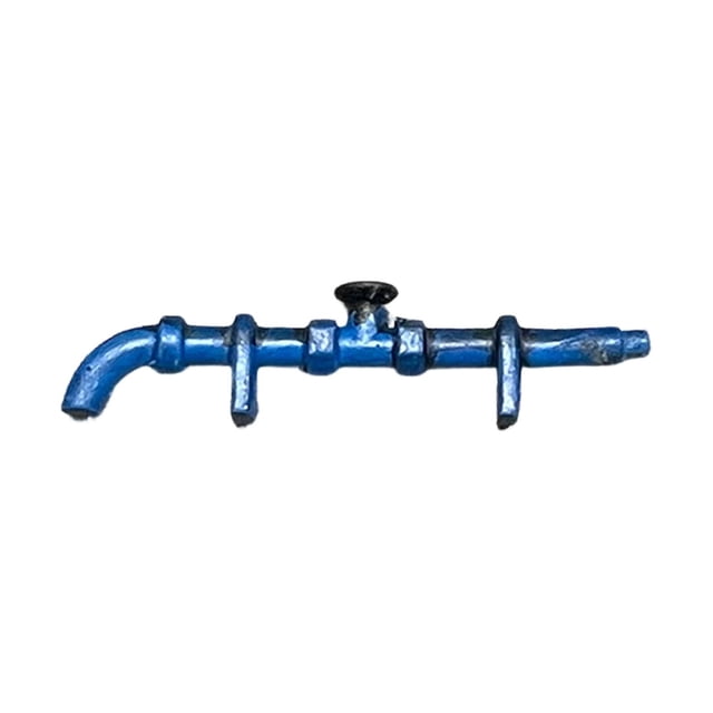 Siruishop 1/64 Scale Water Pipe Model DIY Doll House Decoration Accessories Photo Prop Blue