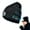 Black, variant on Bluetooth Beanie Hat with LED Light Headlamp Music Hat USB Rechargeable Bluetooth Hat, LED Beanie Running Hiking Gift for Men Women