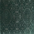 thumbnail image 1 of Ahgly Company Machine Washable Indoor Square Abstract Turquoise Blue Contemporary Area Rugs, 6' Square, 1 of 4