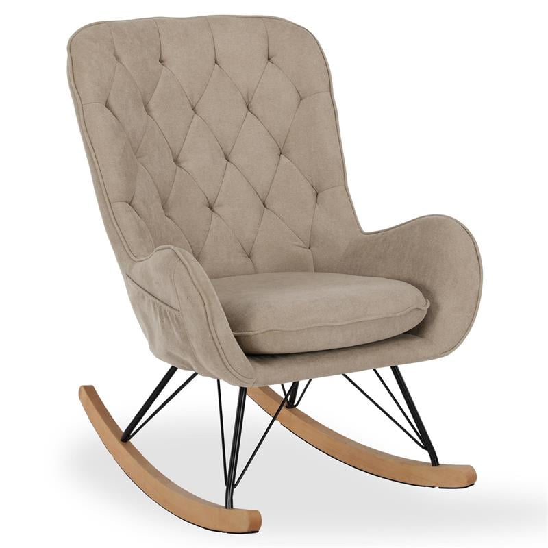 Baby Relax Echo Nursery Rocker Chair in Taupe - Walmart.com - Walmart.com