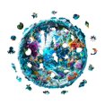 thumbnail image 2 of Puzzle de madera Welsky Seabed 3D Landscape 290 piezas, 2 of 9