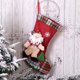 thumbnail image 4 of 4 Uds. Nuevas decoraciones navideñas a cuadros de lino bolsa de regalo para muñecos bailando medias navideñas tridimensionales para personas mayores, 4 of 5