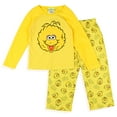 thumbnail image 4 of Sesame Street Pajamas Toddler Big Bird Long Sleeve and Pant PJ Set Loungewear, 4 of 7