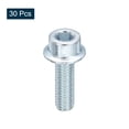 thumbnail image 3 of Uxcell Flanged Hex Socket Head Cap Screws Bolt Blue White M6x20mm 30 pack, 3 of 5
