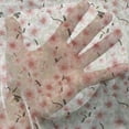 thumbnail image 3 of Cherry Blossom Tulle Curtains with Rod Pocket, Japanese Flowers Symbolic of Spring in a Random Arrangement, Sheer Drape for Wedding Party 2 Panels, 7 Sizes, Coral Pale Green Brown, by Ambesonne, 3 of 3