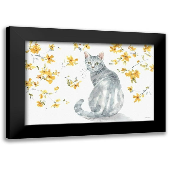 Audit, Lisa 14x11 Black Modern Framed Museum Art Print Titled - Happy Yellow 14A