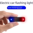 thumbnail image 2 of Luz de advertencia solar para coche, luz de respiración con malla de cableado libre de colisiones traseras, luz intermitente trasera LED para motocicleta y bicicleta, 2 of 5