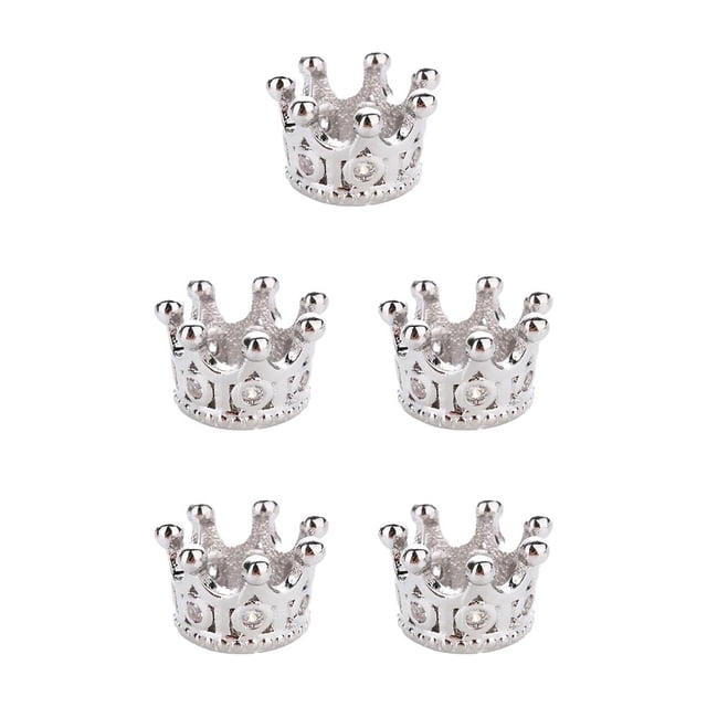 Cuentas de Sonducket para hacer pulseras espaciadores de agujeros grandes decoración de cristal con diamantes Tipo 1