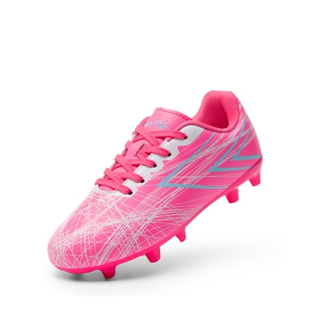 DREAM PAIRS Boys Girls Soccer Cleats Kids Youth Firm Ground Football Shoes for Little/Big Kid