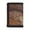 Brown Leaf Carving Pattern, variant on US & Mexico Flag Fusion Print with Starry Accents Moneybag Organizer, Polyester Children's Wallet for Travel, Lightweight Dustproof Boys Trifold Wallet