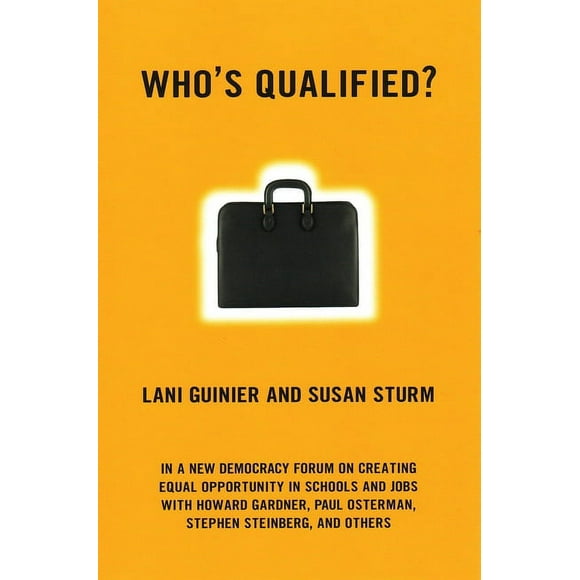 New Democracy Forum: Who's Qualified? : A New Democracy Forum on the Future of Affirmative Action (Series #12) (Paperback)