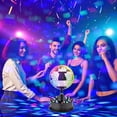 thumbnail image 4 of Rotating 5in Disco Ball Party Lights with Remote, 6-12RPM Adjustable Disco Ball,18 LEDs DJ Light,Hanging and Table 2 Use,1 x Projection rotator 1 x Remote control 1 x Power cable 1 x Mirror ball, 4 of 8