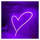 thumbnail image 3 of Letrero De Neón Con Forma Corazón Luz , Nocturna Regulable Alimentada Por USB Para Decoración Pared 30cmx30cm, 3 of 6