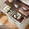 thumbnail image 6 of Joaxswe 47'' Tall 6 Drawer Dressers for Bedroom, Modern Wood Chest of Drawers for Living Room, Bedroom, White, 6 of 8