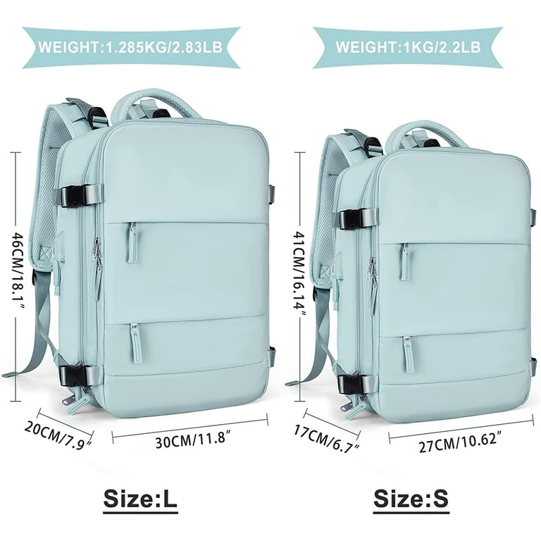 SYCNB Large Travel Backpack for Women Men Carry On Backpack Flight Approved Personal Item Travel Bag Waterproof Luggage Backpack Small Laptop