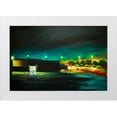 thumbnail image 3 of Eddie Barbini 4x14 White Modern Wood Framed Wall Art Titled - Night Time, 3 of 5