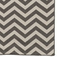 thumbnail image 6 of Linon Salonika Chevron Reversible Woven Wool 5'x8' Rug in Gray, 6 of 6