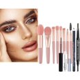 thumbnail image 5 of Paleta de sombras de ojos con pinceles, paleta de sombras de ojos para mujer con pinceles de maquillaje, kit de maquillaje de sombra de ojos pigmentada con brillo mate de 40 colores, 5 of 5