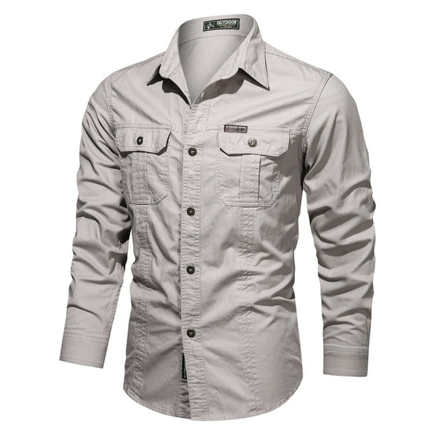 Leed debat Nathaniel Ward Larisalt Hawaiian Shirt For Men,Men's Traditional Fit No Iron Twill Shirt  Beige,3XL - Walmart.com