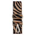 thumbnail image 1 of 1 Pc Zebra Printed Wide Shoulder Strap Colorful Adjustable Crossbody Strap, 1 of 3
