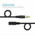 thumbnail image 2 of RHEA- 2 Pack, 10Ft 3.5Mm 1/8" Stereo Audio Aux Headphone Cable Extension Cord M To F, 2 of 6