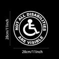 thumbnail image 3 of Not All Disabilities Are Visible Sticker - Die Cut Decal for Cars, Laptops & Water Bottles - Autism & Invisible Disability Awareness Decal, 3 of 6