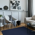 thumbnail image 2 of Skid-resistant Carpet Indoor Area Rug Floor Mat - Navy Blue - 6' X 6' - Many Other Sizes to Choose From, 2 of 6