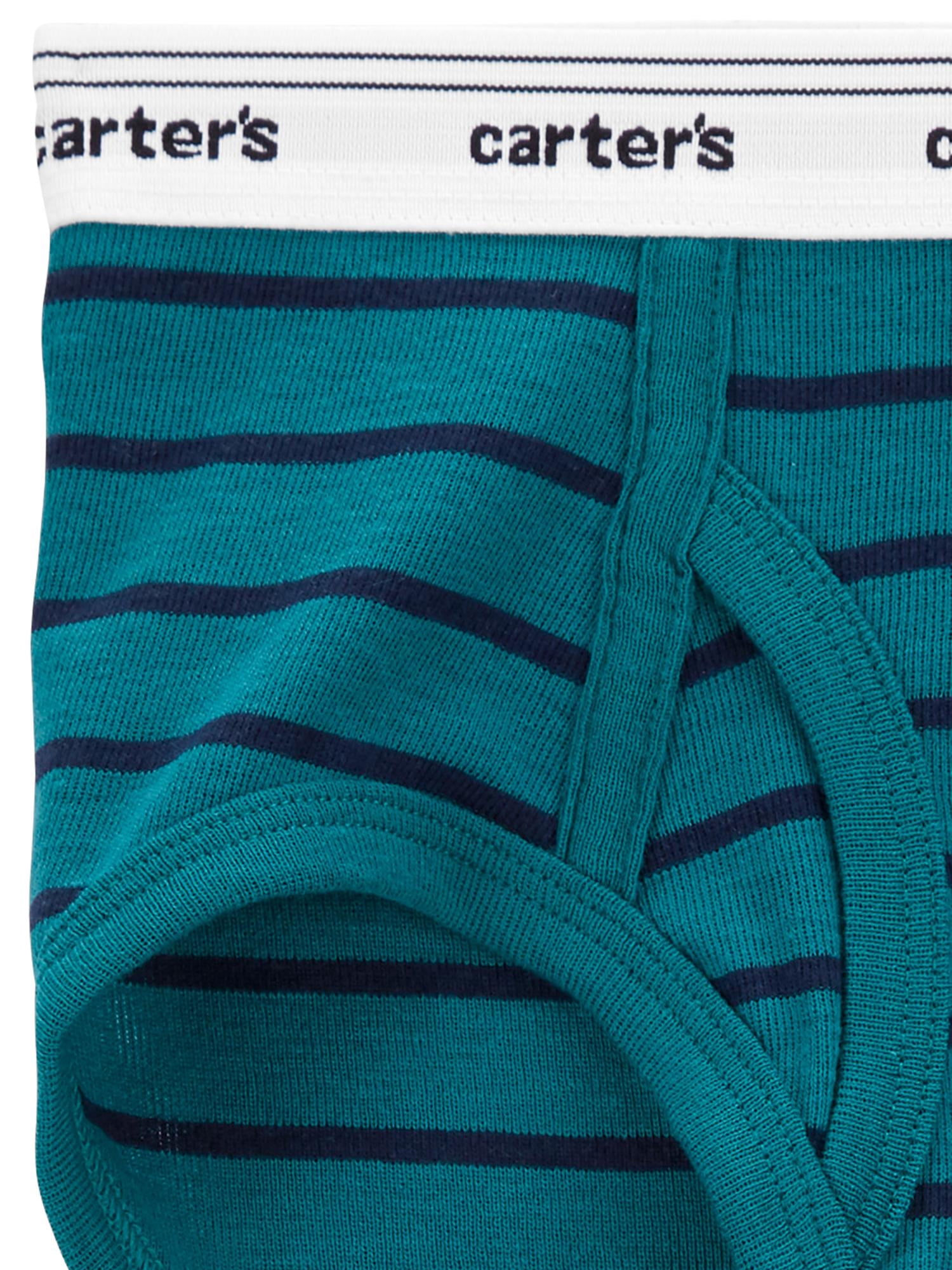 Carter's Child of Mine Toddler Boy Dinosaur Brief Underwear, 6 pack, Sizes 2T-3T