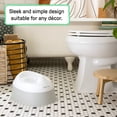 thumbnail image 3 of Ingenuity Ready Set Go Potty, Removable Bowl, Non-Skid Bottom, Wide Stable Base, Ages 18 Months & up, White & Grey, 3 of 9