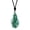 Green, variant on Women's Animal Goldfish Pendant Necklace Stone Koi Fish Personalized Delicate Charm Chain Jewelry Red