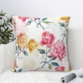 thumbnail image 6 of Rateoe Colorful Flowers Pattern Throw Pillow Cover Premium Pillow Stuffer Sham Square for Decorative Cushion Bed Couch Sofa(Pillow insert not included), 6 of 8
