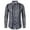 Black, variant on Honeeladyy Men's Solid Colour Business Shirt,Men Casual Stripe Print Button Long Sleeve Turn-down Collar Tops Blouse Shirt