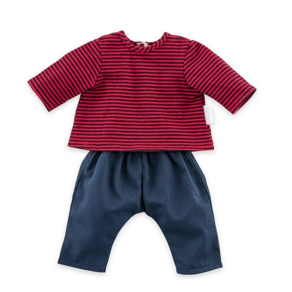 Corolle - Striped T-Shirt and Pants - Clothing Outfit for 12" Baby Dolls C70