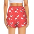 thumbnail image 4 of Goofa Cartoon Rooster Printed Women 2 in 1 Running Shorts,Quick Dry Athletic Workout Shorts,High Waisted Athletic Shorts with Liner Pockets-Large, 4 of 9
