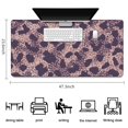 thumbnail image 5 of Long Mouse Pads for Desk,Purple and Pink Leopard Pattern Desk Mats on Top Of Desks, Desk Mouse Pad Extra Large with 3mm Non-Slip Base and Stitched Edge for Gaming,Office,Work,Home 47.3"x23.6", 5 of 6