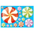 thumbnail image 1 of Pegatinas de dulces de Navidad autoadhesivas, calcomanías de hombre de jengibre, piruleta redonda, pegatina de bastón de caramelo para, 1 of 4