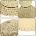 thumbnail image 2 of OUNONA  5 Pcs Macrame Wall Hanging Home Decorations for Living Room Gold, 2 of 8
