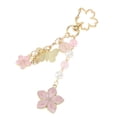 thumbnail image 3 of Unique Bargains 1 Pc Handbag Charm Keychain Flower Bag Accessories Pink, 3 of 6