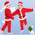 thumbnail image 2 of Disfraz de Navidad para niños Vestido infantil Disfraz de actuación para niñas Disfraz infantil Ropa de Papá Noel, 2 of 4