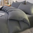 thumbnail image 1 of Feltree Ensemble de Literie de Dortoir 4 Pcs pour Lit Simple TG, Polyester Ultra Doux, Réversible et Lavable à la Machine, 1 of 8