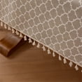 thumbnail image 3 of Rectangle Table Cloth, Waterproof Tablecloths with Backing for Rectangle Tables, Wipeable Spillproof Plastic Tablecloth for Dining, Camping, Indoor and Outdoor (140*200cm), 3 of 5