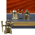thumbnail image 1 of BKER Brass Frog Holding A Book Desktop Interesting Frog Brass, 1 of 7