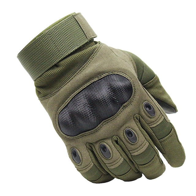 Guantes tácticos, guantes militares de pantalla táctil con nudillos duros para caza, tiro, senderismo, Airsoft, Camping, Paintball, entrenamiento militar MFZFUKR CPB-DE-HJJ-137-6