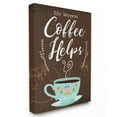thumbnail image 2 of The Stupell Home Decor Collection Life Happens Coffee Helps Cup Chalkboard Look Wall Art, 2 of 5