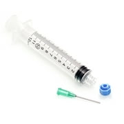 Dispense All - The 5 Pack - 10ml Industrial Syringe with Blunt Tip Needle and Storage Cap